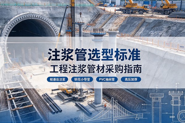 高要注浆管选型标准