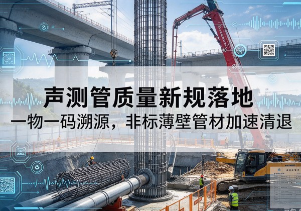 高要声测管质量新规落地，一物一码溯源，非标薄壁管材加速清退