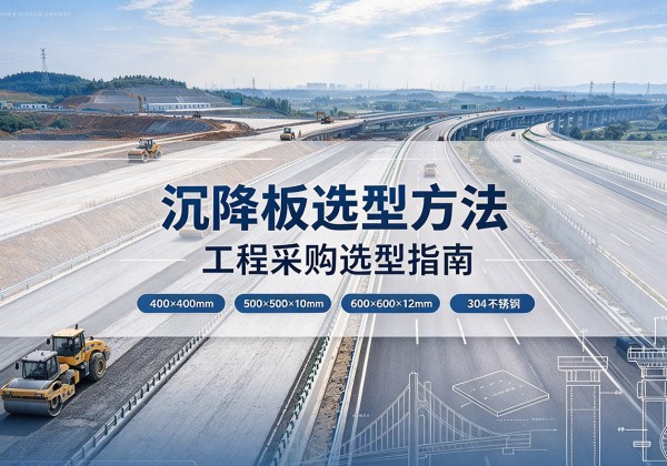 高要沉降板选择方法